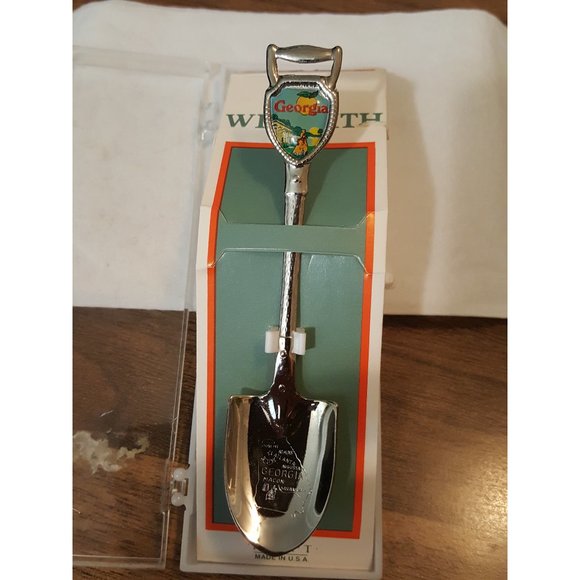 Vintage Souvenir Spoon US Collectible - Georgia Enameled - Picture 6 of 8